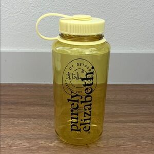 Yellow Purely Elizabeth Nalgene Water Bottle new never used